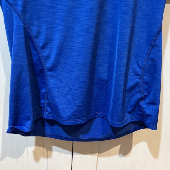 UnderArmor Headgear Blue SemiFitted Polyester Spandex Short Sleeve Size Medium - Picture 3 of 10